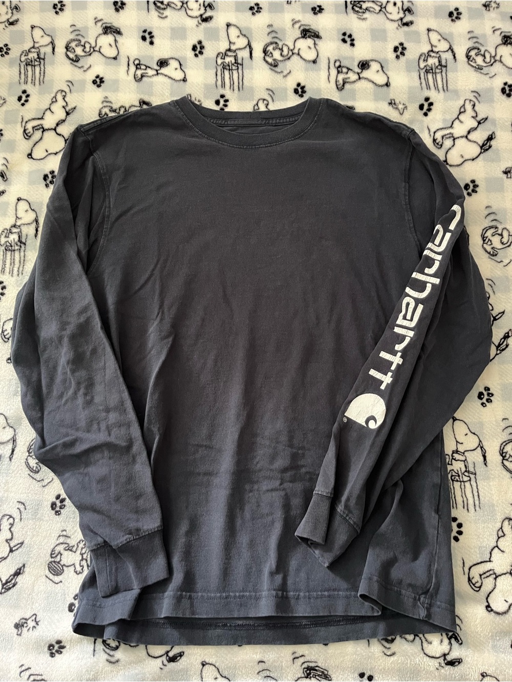 Carhartt Navy Blue Long Sleeve Shirt